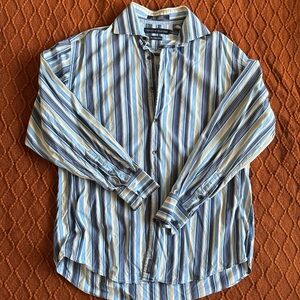 Striped button up